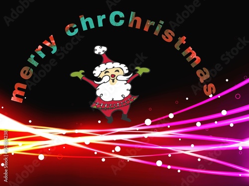 christmas ball with santa claus,  Christmas Day Wish S Santa Claus Night Club Pink Wire