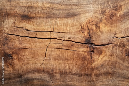 Wallpaper Mural Detailed wood grain texture with visible cracks Torontodigital.ca