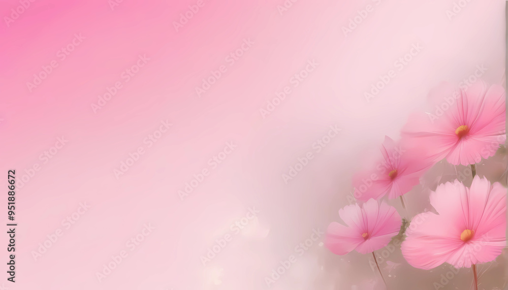 pink floral background