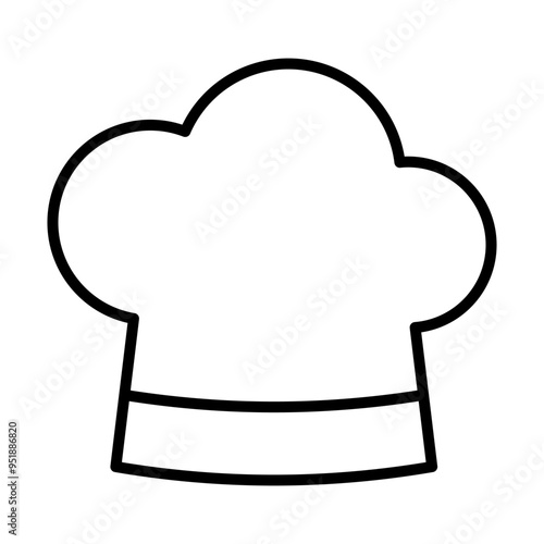 Chef Hat icon. Cook hat vector Illustrator.