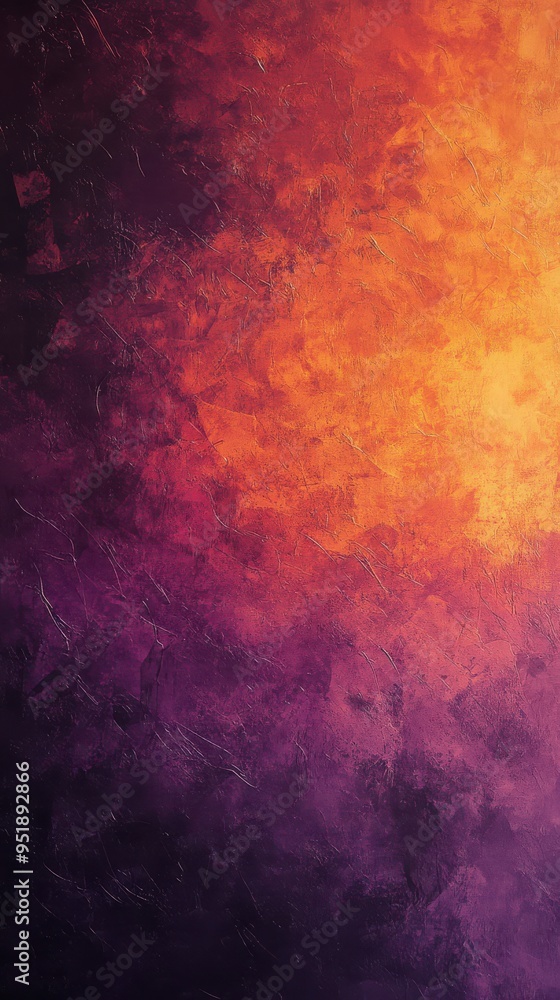 Dark Purple and Orange Gradient Art Dark Purple and Orange Gradient Art