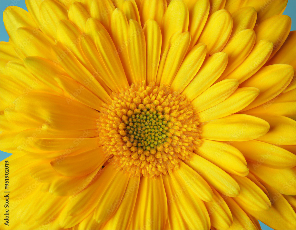 Closeup Illustration of a Yellow Daisy Detailed Floral Artwork Highlighting Natural Beauty Closeup Illustration of a Yellow Daisy Detailed Floral Artwork Highlighting Natural Beauty