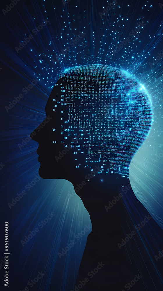 Obraz premium Artificial Intelligence for Digital Transformation