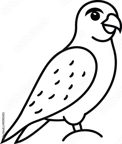 Falcons possess exceptional vision allowing them to spot small animals from afar their streamlined bodies aid in swift pursuits

