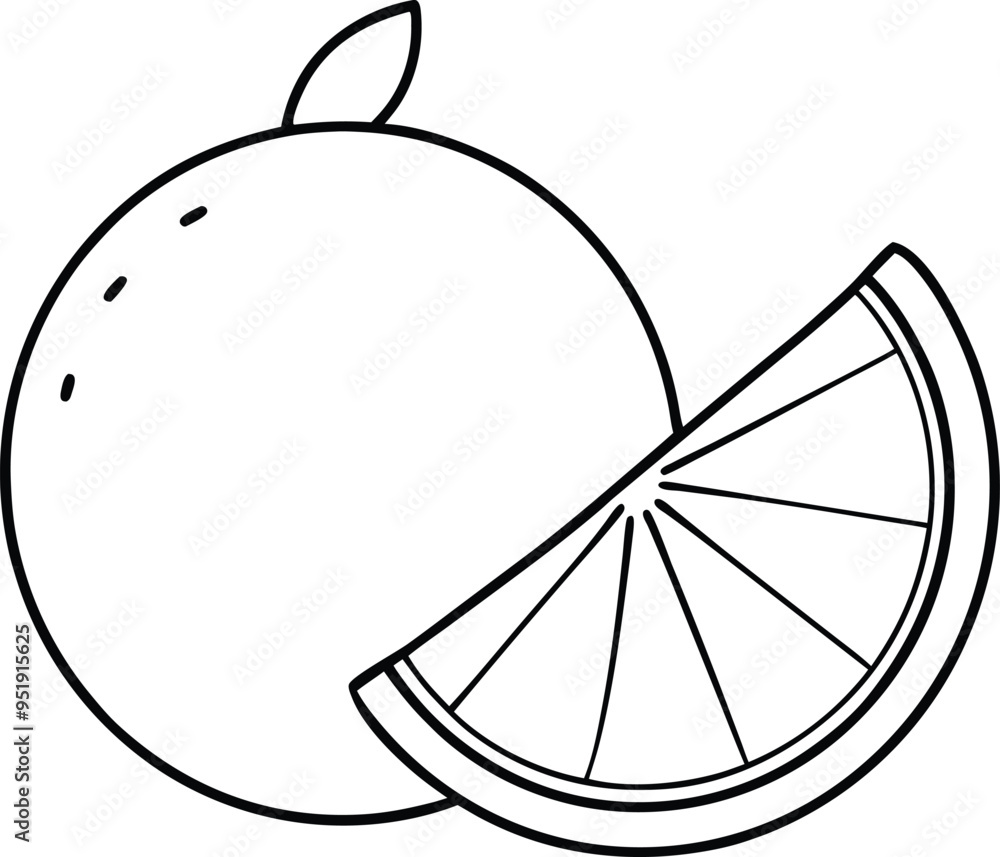 Single line illustration of a lime with a slice showcasing simple yet vibrant citrus details
Single line illustration of a lime with a slice showcasing simple yet vibrant citrus details