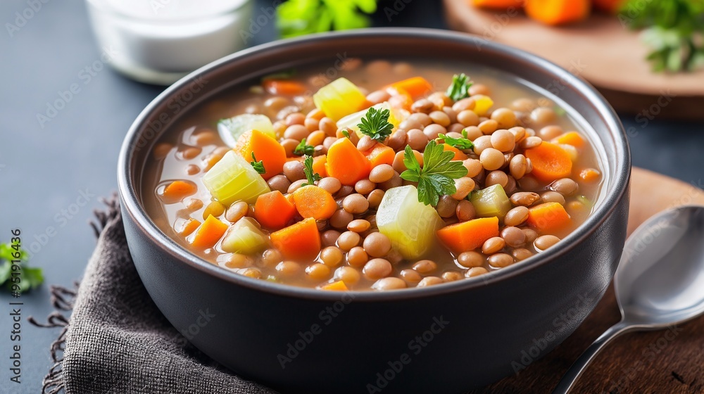 Lentil Soup with Carrots and Potatoes Lentil Soup with Carrots and Potatoes