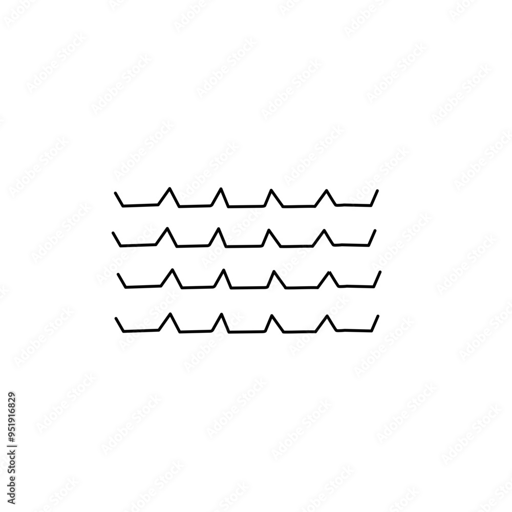 Naklejka premium abstract wave line