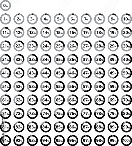 角丸ドーナツグラフ