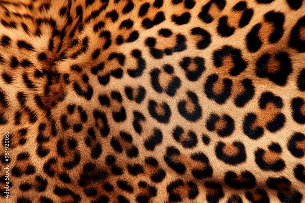 Leopard jaguar skin close-up texture flat lay background Leopard jaguar skin close-up texture flat lay background