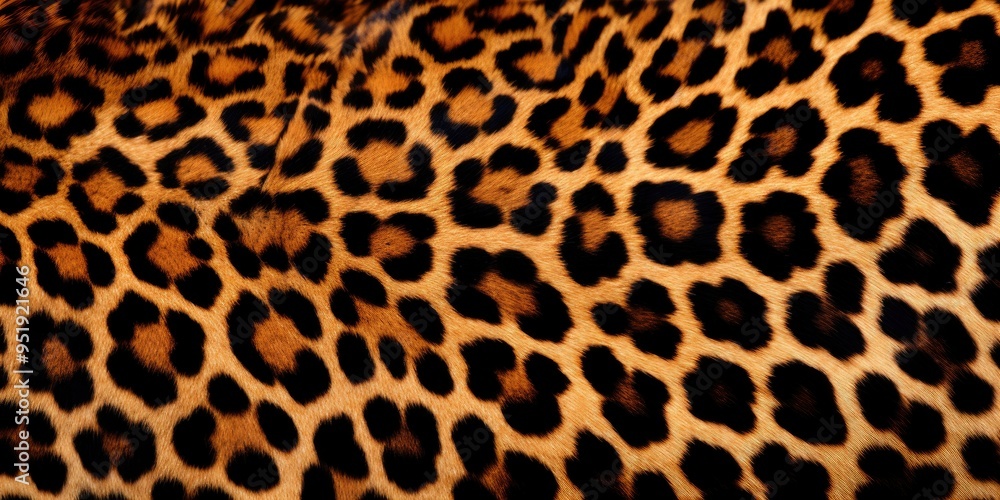 Leopard jaguar skin close-up texture flat lay background Leopard jaguar skin close-up texture flat lay background