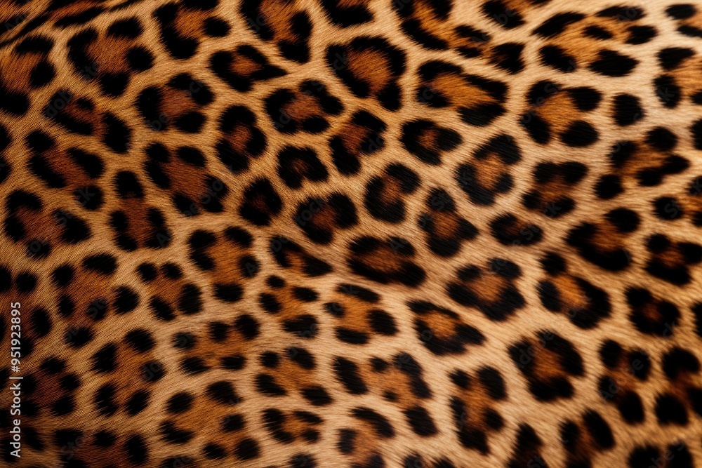 Leopard jaguar skin close-up texture flat lay background Leopard jaguar skin close-up texture flat lay background