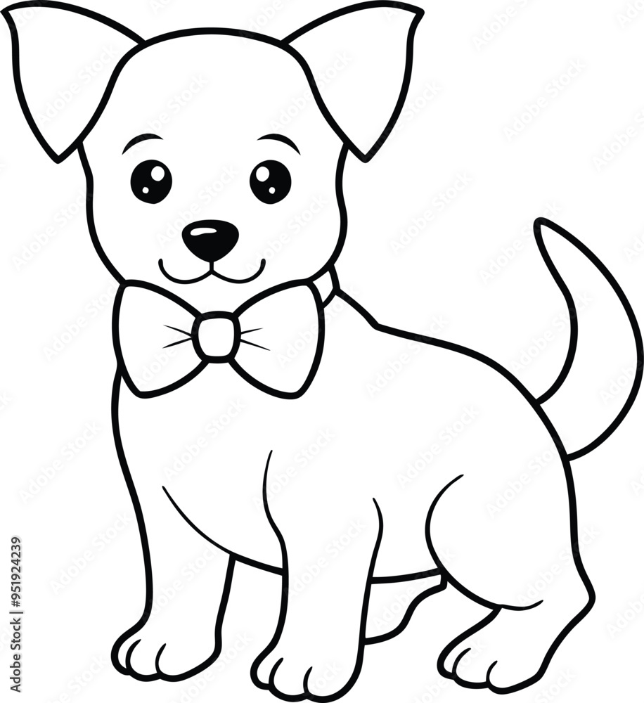 Happy dog sketch showing a fun moment perfect for kids' creative activities
Happy dog sketch showing a fun moment perfect for kids' creative activities