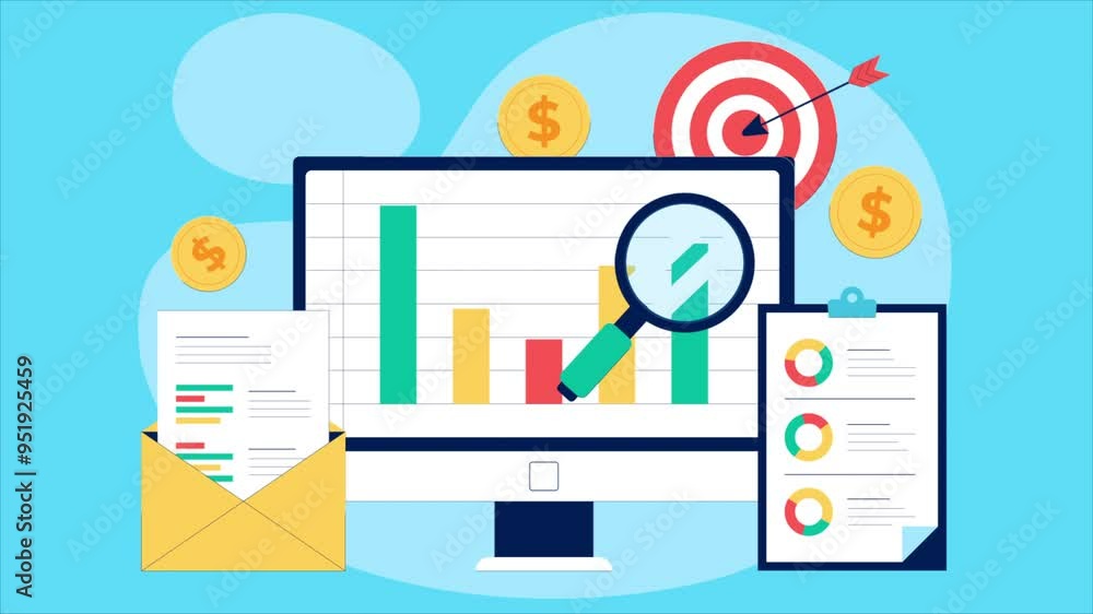 Stocks And Investments Animation 2D Cartoon Animation Stocks And Investments Animation 2D Cartoon Animation
