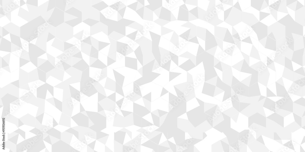Abstract geometric surface vector creative diamond low polygon technology gray and white cube square paper texture background. Abstract geometric surface vector creative diamond low polygon technology gray and white cube square paper texture background.