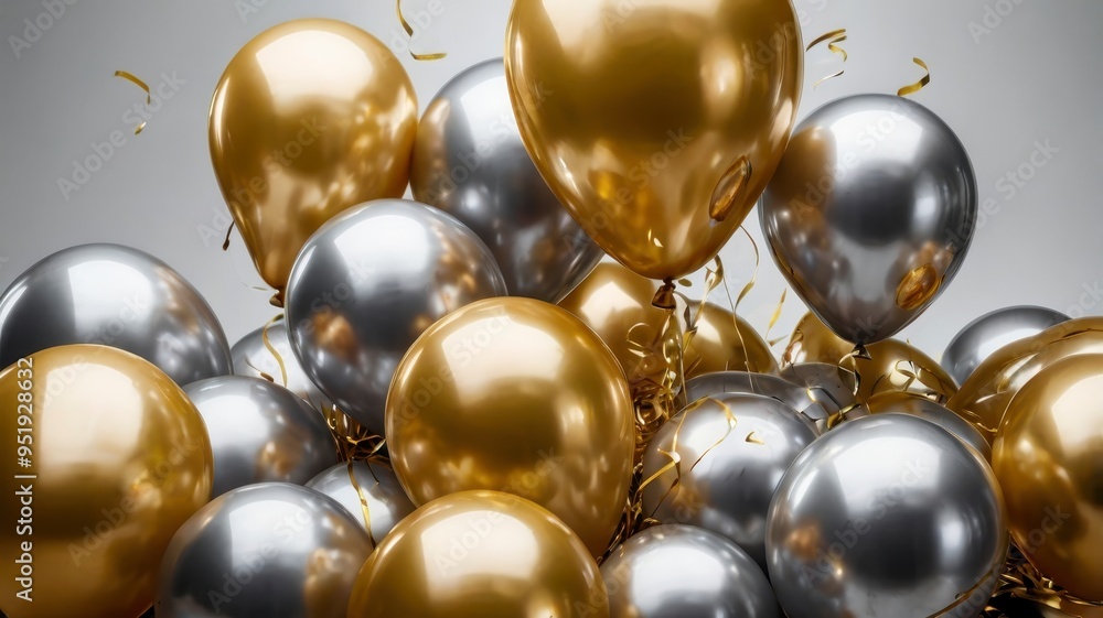 Premium gold and silver balloons sale Premium gold and silver balloons sale