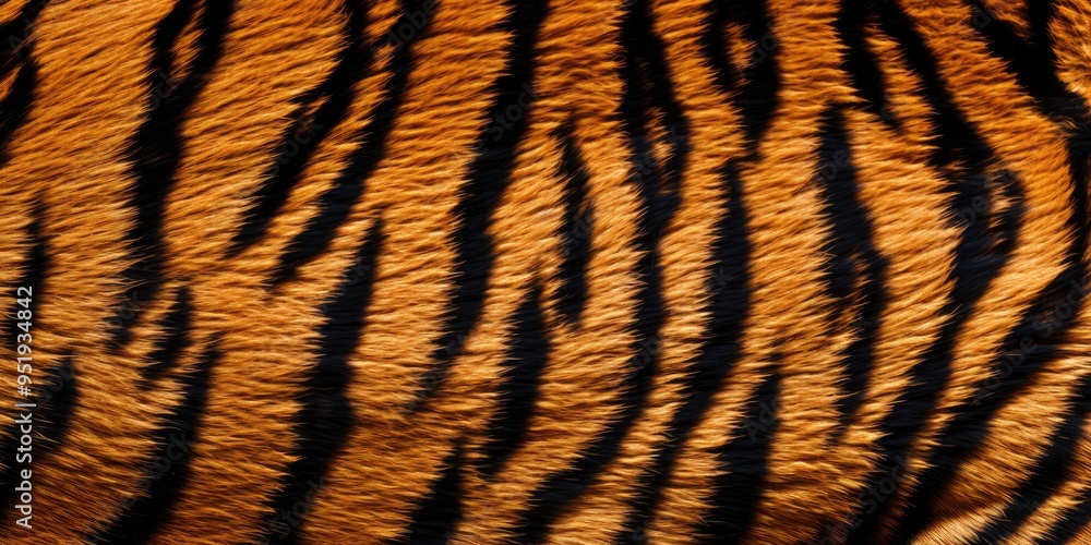 Tiger skin close-up texture flat lay background Tiger skin close-up texture flat lay background