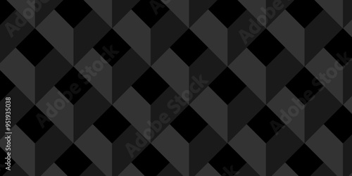  Vector cube triangle geometric tile mosaic wall grid retro digital hexagon technology wallpaper background. black block cube structure backdrop square triangle text. 