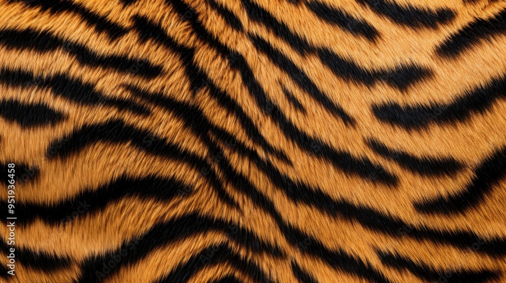 Tiger skin close-up texture flat lay background Tiger skin close-up texture flat lay background