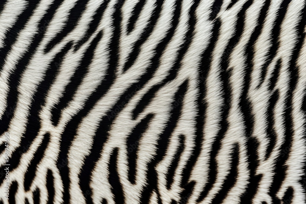 Zebra skin close-up texture flat lay background Zebra skin close-up texture flat lay background