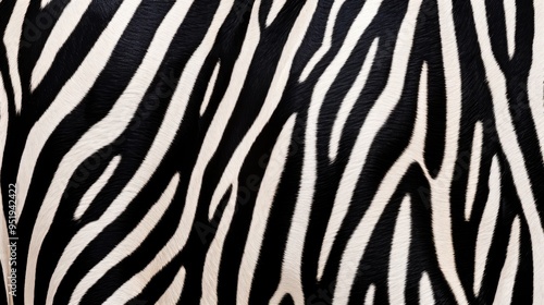 Zebra skin close-up texture flat lay background