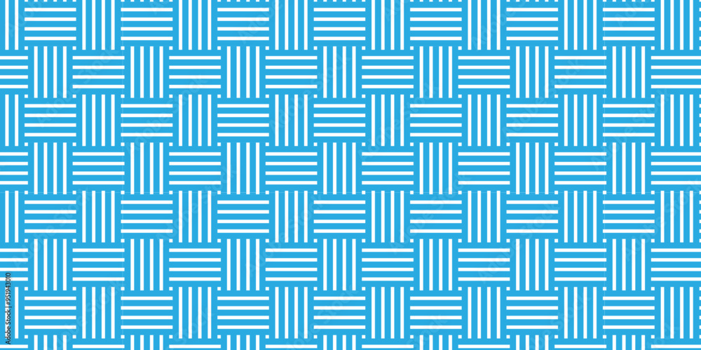 Minimal diamond vector overlapping Pattern geometric square wave line. blue and white seamless tile stripe pattern geometric create retro square line pattern background. Minimal diamond vector overlapping Pattern geometric square wave line. blue and white seamless tile stripe pattern geometric create retro square line pattern background.