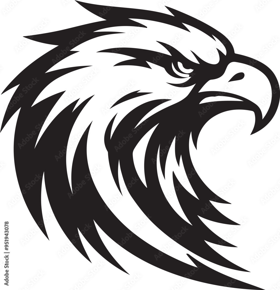 Obraz premium Eagle bird illustration vector