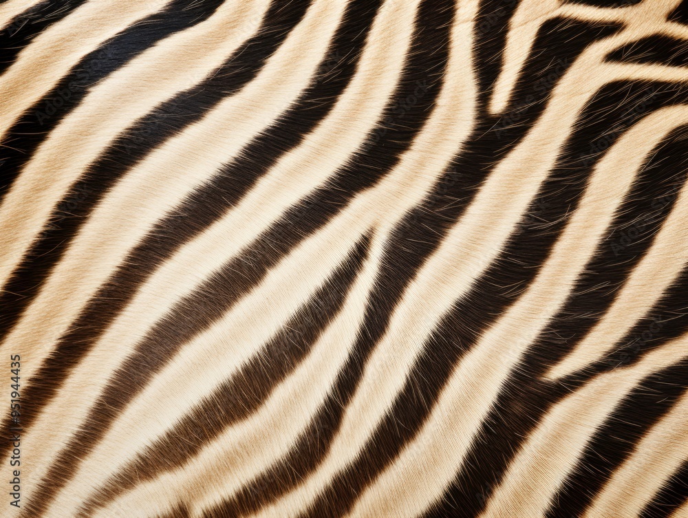 Zebra skin close-up texture flat lay background Zebra skin close-up texture flat lay background