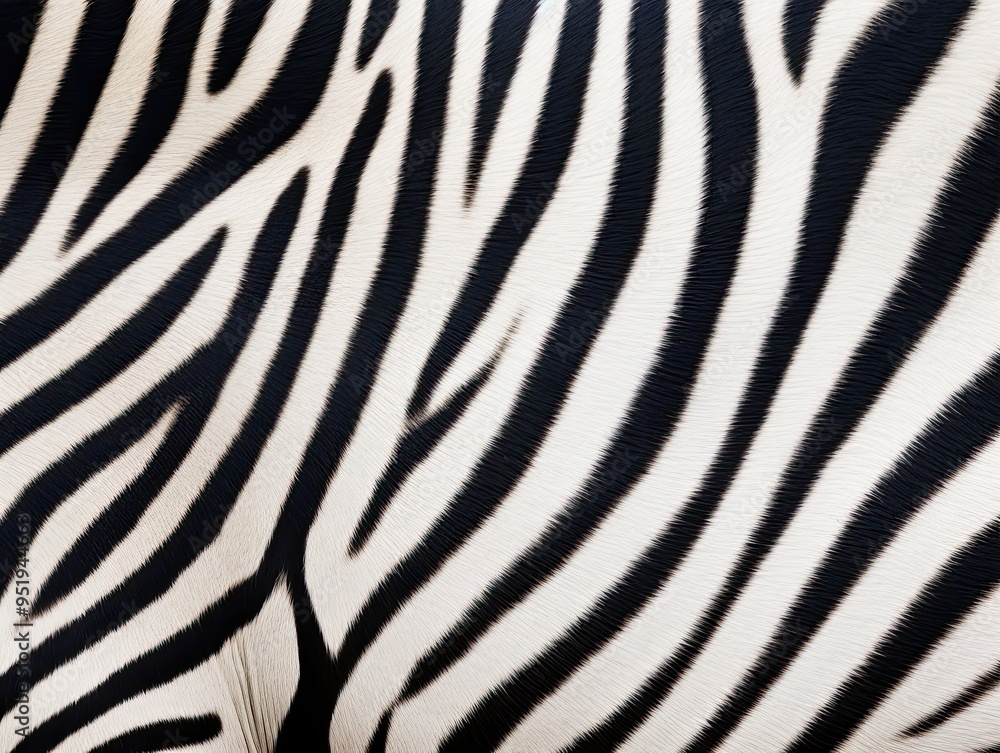 Zebra skin close-up texture flat lay background Zebra skin close-up texture flat lay background