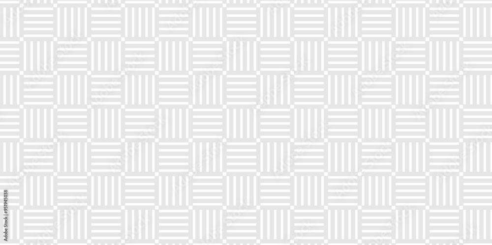 Vector overlapping diamond fabric Pattern geometric square wave line. black and white seamless tile stripe pattern geometric create retro square line pattern white background. Vector overlapping diamond fabric Pattern geometric square wave line. black and white seamless tile stripe pattern geometric create retro square line pattern white background.