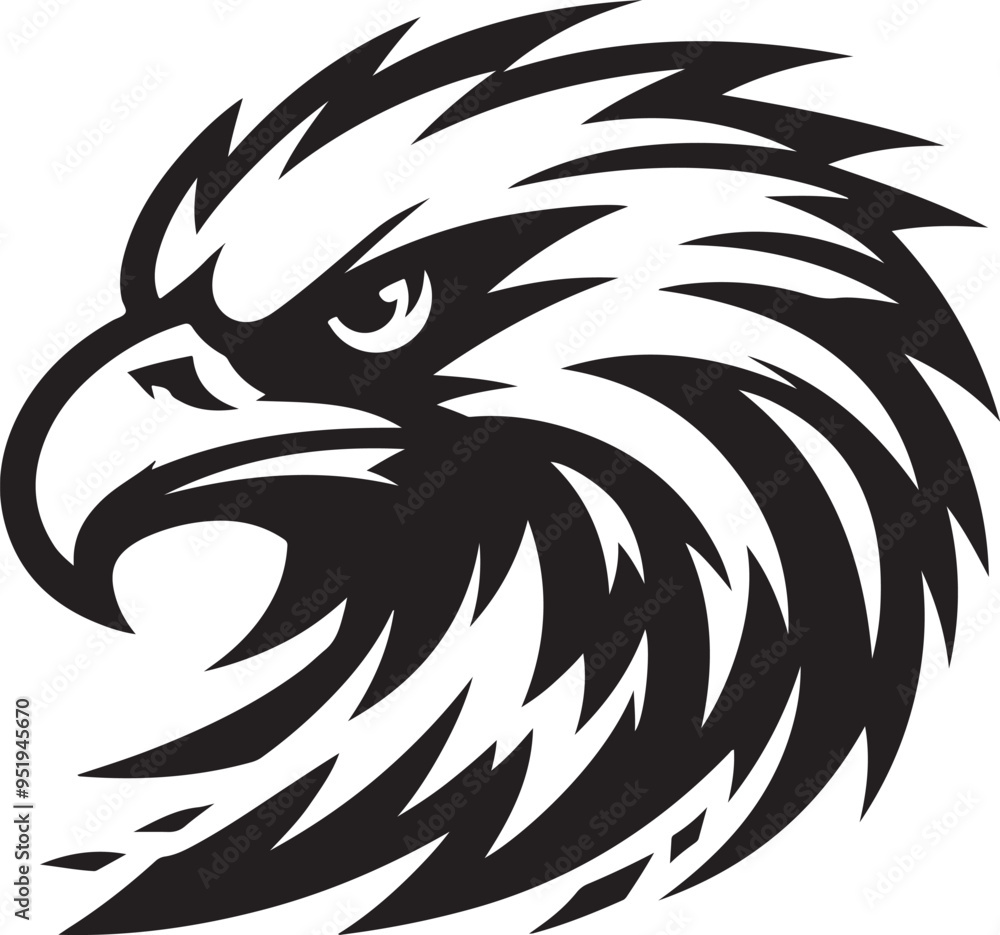 Fototapeta premium Eagle bird illustration vector