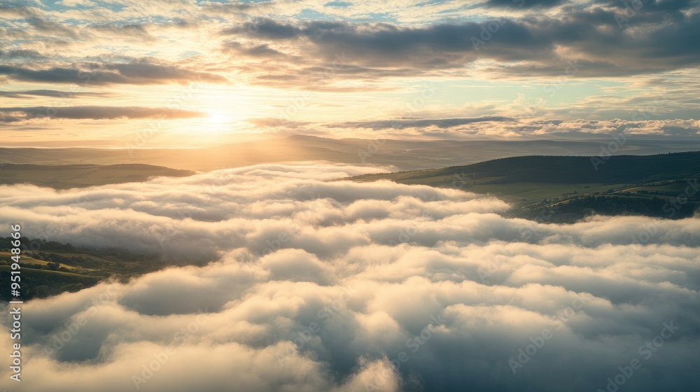 Time-lapse of clouds moving over rolling hills, showing the dynamic and ever-changing nature of Earth's atmosphere Time-lapse of clouds moving over rolling hills, showing the dynamic and ever-changing nature of Earth's atmosphere