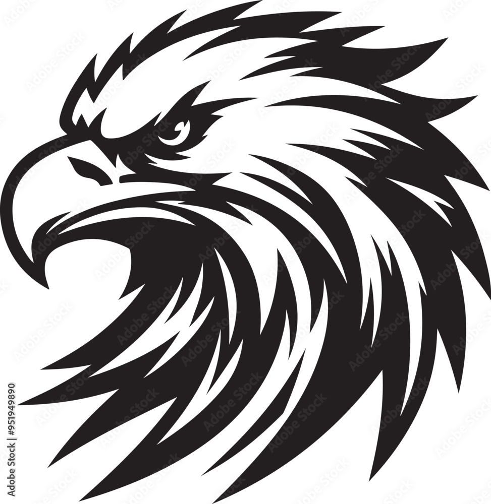 Obraz premium Eagle bird illustration vector