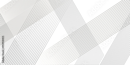 Vector tech Abstract thin black and white gradient silver stripe diagonal line vector carve wave minimal texture. vector illustration monochrome stripe pattern technology web graphic design.