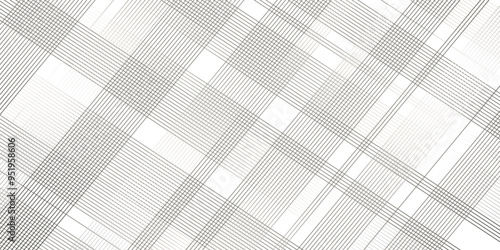Vector tech Abstract thin black and white gradient silver stripe diagonal line vector carve wave minimal texture. vector illustration monochrome stripe pattern technology web graphic design.