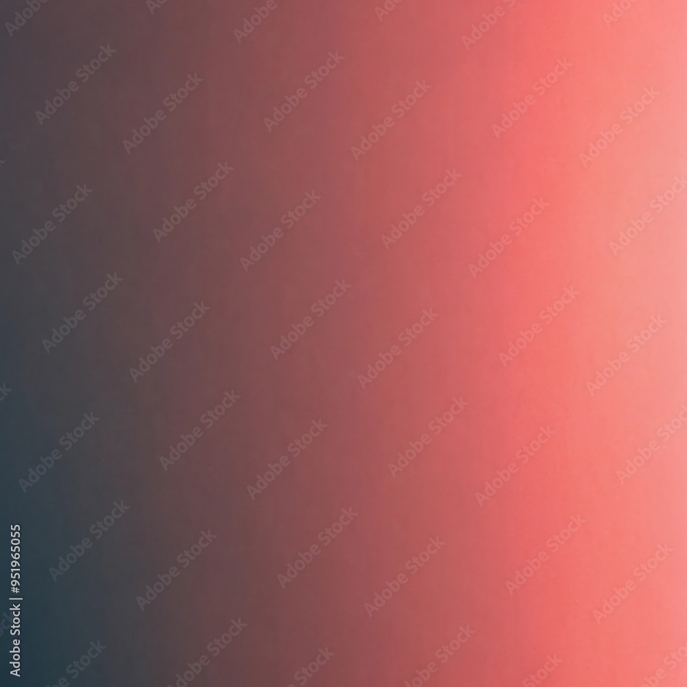 Fototapeta premium A soft gradient blends from dark gray on the left side of the image to a warm coral-pink on the right side.