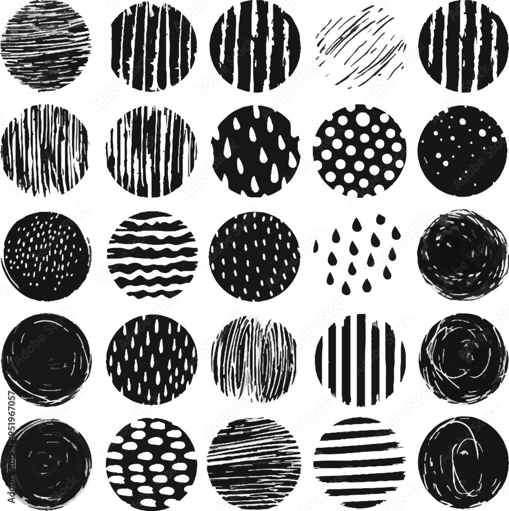 Hand drawn charcoal doodle texture abstract graphic elements a set of circles and brush strokes in a minimalist style perfect for creative projects and artistic designs Hand drawn charcoal doodle texture abstract graphic elements a set of circles and brush strokes in a minimalist style perfect for creative projects and artistic designs