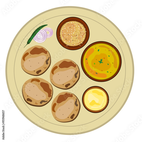 Dal Baati Churma, Indian famous cuisine, Rajasthani Dal Baati Churma, dal bati churma ghee, rajasthan royal cuisine lentils dal bati churma ghee