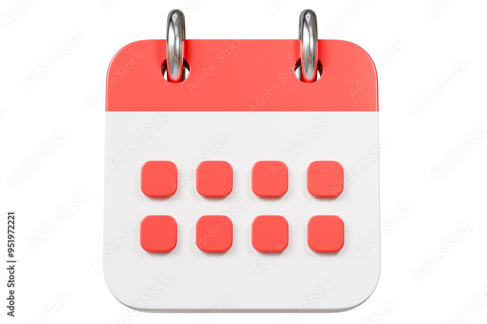 3d Red Calendar with clock icon on isolated purple background. Reminder notification or Time management concept. Website Ui design icon. Minimal 3d cartoon red calendar time zone icon. 3d render. 3d Red Calendar with clock icon on isolated purple background. Reminder notification or Time management concept. Website Ui design icon. Minimal 3d cartoon red calendar time zone icon. 3d render.