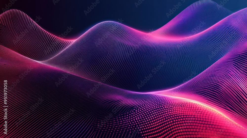 Abstract Digital Wave Background Abstract Digital Wave Background