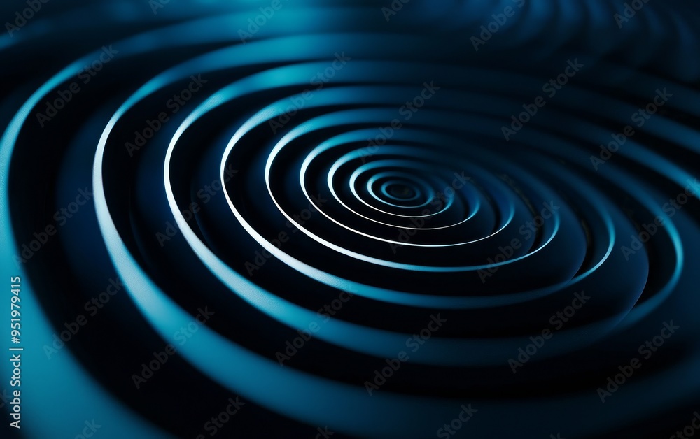 A series of concentric circles, each one a different shade, radiating outward A series of concentric circles, each one a different shade, radiating outward