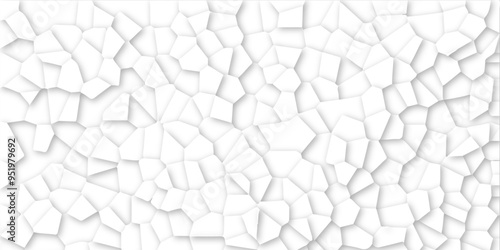 Abstract vector design 3d digital background white broken glass effect wall crack broken wall. Random lines decay grungy texture desolate distressed plates