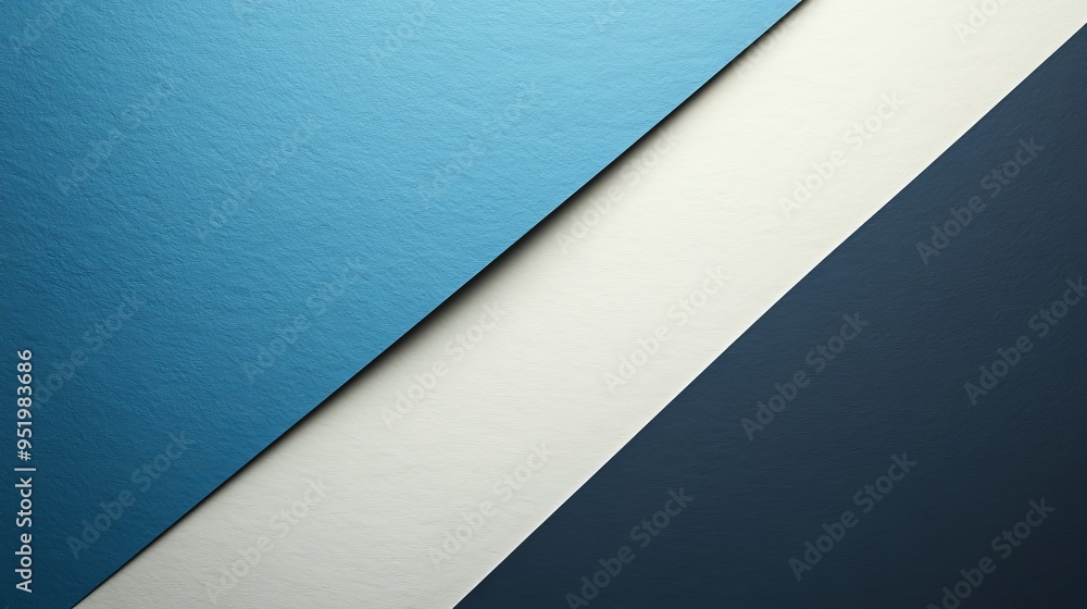 A blue and white striped background with a blue A blue and white striped background with a blue
