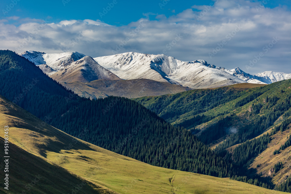 Fototapeta premium landscape in the mountains