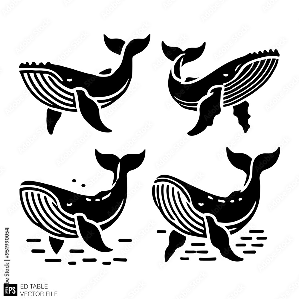 whale graphic design black and white vector clip art silhouette whale graphic design black and white vector clip art silhouette