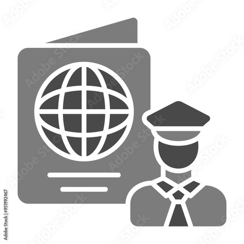 Passport control Icon