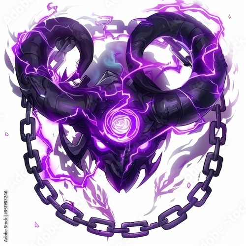 Medium shot of Cute cartoon monster like bacteria, isolated on a white background 
