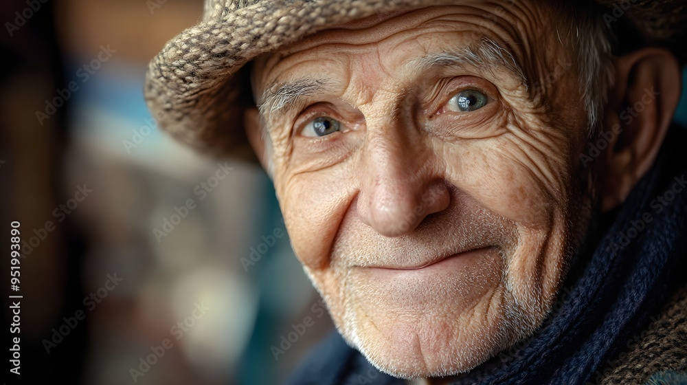 88. An elderly person showing gratitude with a gentle smile and appreciative eyes 88. An elderly person showing gratitude with a gentle smile and appreciative eyes