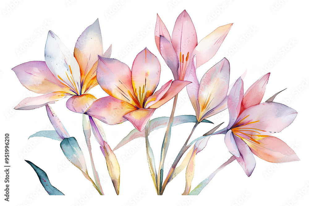 美しいゼフィランサスの花 美しいゼフィランサスの花