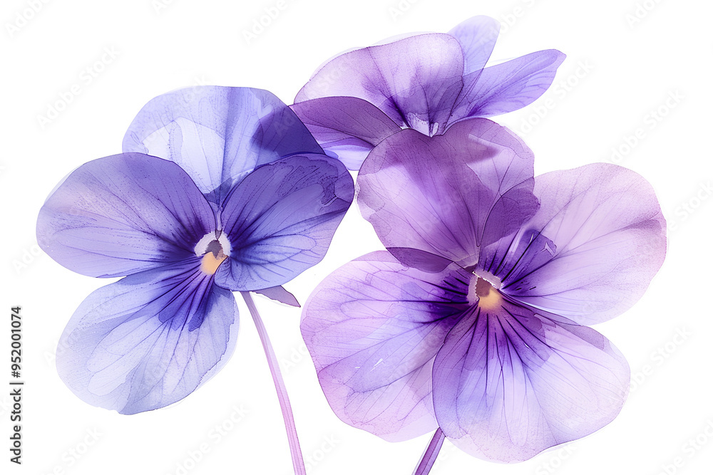 Obraz premium 美しいビオラの花