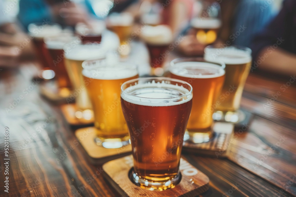 Bright colorful beer fest local german celebration octoberfest saint patrick day, Generative AI Bright colorful beer fest local german celebration octoberfest saint patrick day, Generative AI